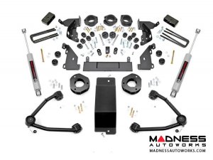 Chevrolet Silverado 1500 4WD Combo Lift Kit w/ Upper Control Arms - 4.75" Lift - Cast Steel